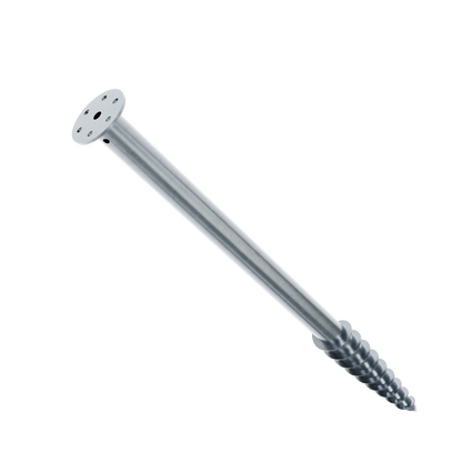 Support de lambourde réglable spiral en inox, vue détourée, tige M16