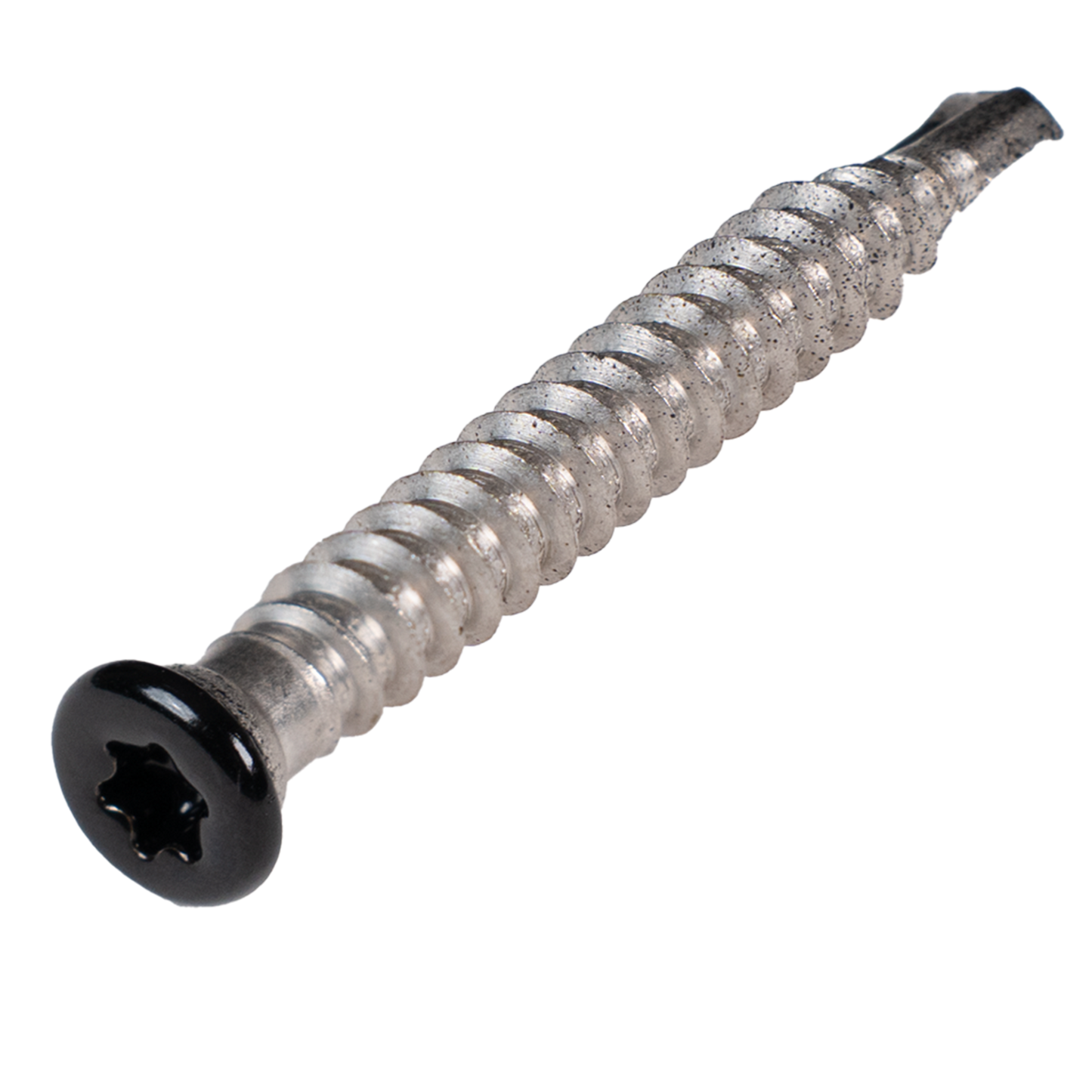 Vis lambourde aluminium 5x45 mm, vue détourée sur fond neutre